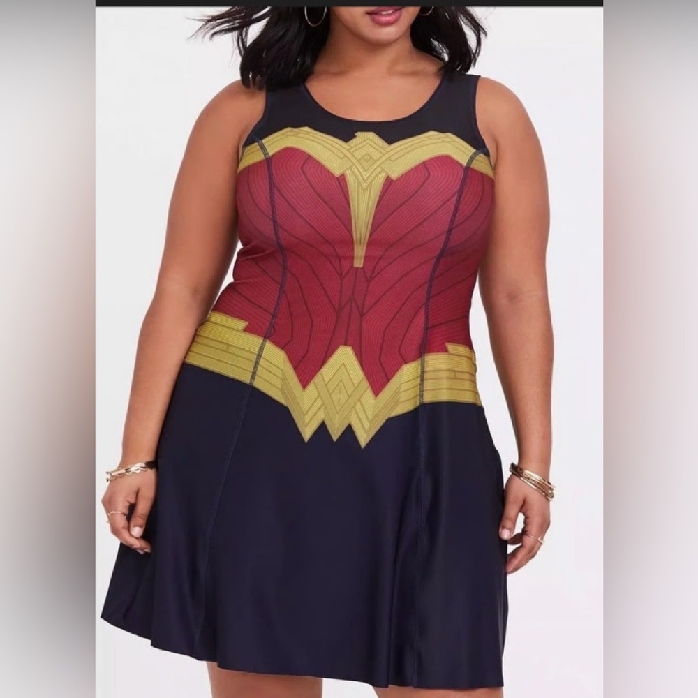 NWT Torrid Wonder Women Dc Comics Costume Dress Size 4